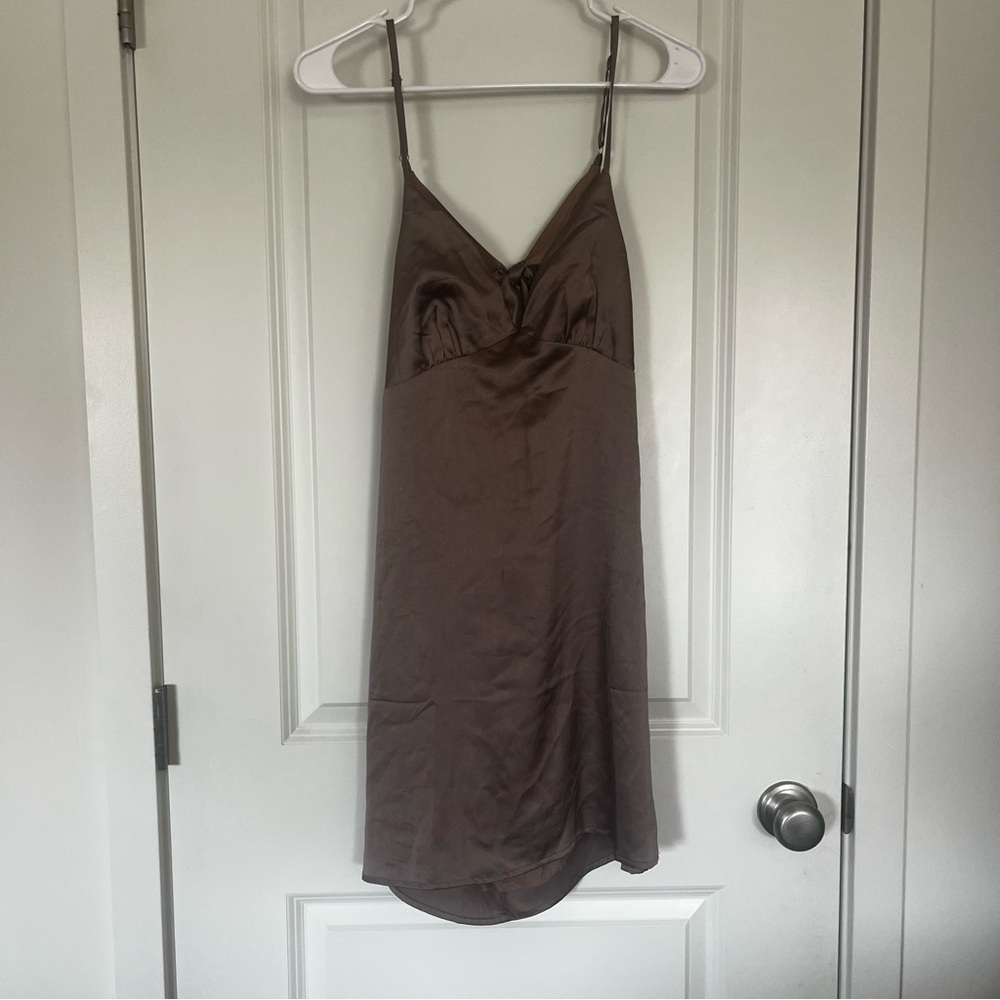 Blush BJ Brown Chemise Elegant Dress